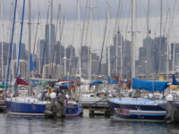 Melbourne from Williamstown 